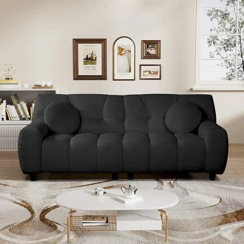 2-Seat Cloud Deep Seat Sofa Couch for Living Room, Bedroom