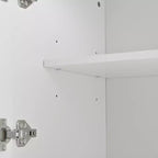77H Freestanding Kitchen Pantry, Farmhouse Storage Cabinet with Adjustable Shelves, Door Shelves, Drawers & Wine Racks - ModernLuxe