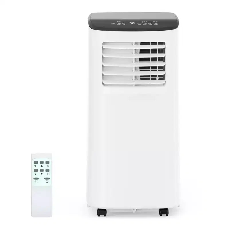 Portable Air Conditioner, 8000 BTU Quiet Cooling with Remote, Ventless Design & Auto Evaporation, for Large Room, Stand Up AC Unit.