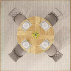 47 Inch Round Dining Table for 4 people