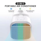 Waykar 4500 BTU 3-in-1 Portable Air Conditioner for Tent, Camping & RV with Dehumidifier and Remote Control