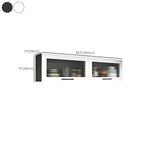 Kitchen White Wood Wall-Mounted Storage China Cabinets
