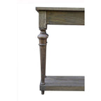 Arin 72-inch Traditional Turned Leg Console Table, Mango Hardwood