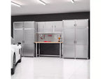 Seville Classics UltraHD 2-Piece Extra-Wide Storage Cabinet Set, 60 x 24