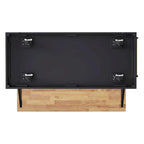 54  Large Kitchen Island with Rubber Wood Drop Leaf, Embossed Texture Rolling Kitchen Cart on 4 Wheels with 4 Doors & 3 Drawers