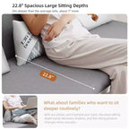 Luck Live Modern sofa bed 50.3 Sleeper Sofa, Folding Mattress Couch