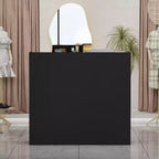 Famapy L-shaped Reception Desk Multifunctional Welcome Desk Workstation