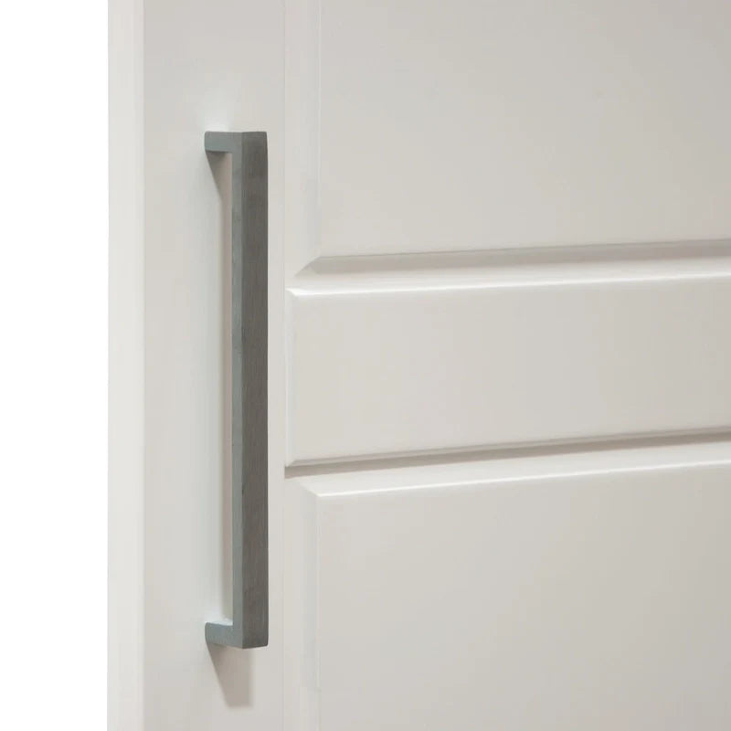 100% Solid Wood  4-Door Wardrobe with Solid Wood or Mirrored Doors