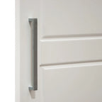 100% Solid Wood  4-Door Wardrobe with Solid Wood or Mirrored Doors