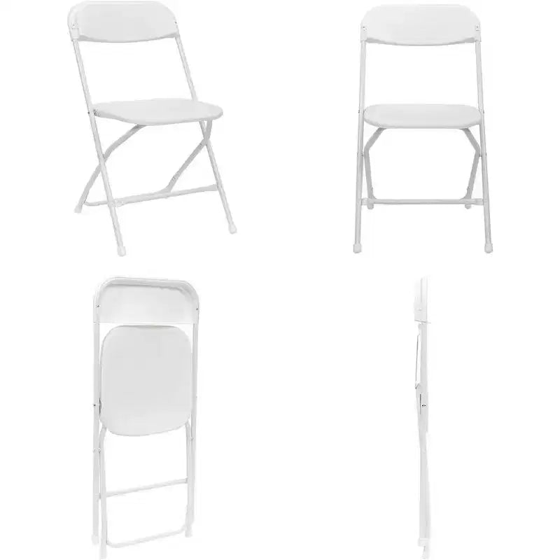 SUGIFT Folding Chairs 10 Pack Plastic Folding Chair for Outdoor Indoor Use 350lb Weight Capacity