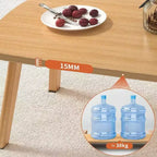 Acekool Foldable Coffee Table, Wooden Finish, Space-Saving Folding Design, 31.5x19.7x17.3, Easy Storage, Wood Grain