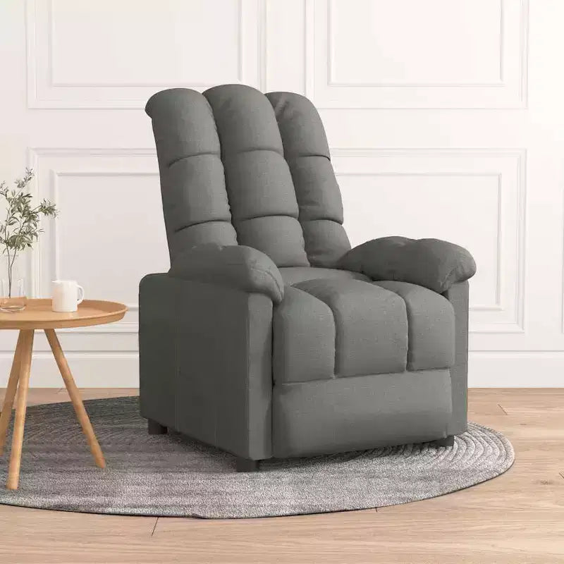 Recliner Chair with Adjustable Backrest and Footrest, Modern Lounge Chair Thick Padded Seat for Living Room & Bedroom