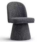 Set of 6 Modern 360 Swivel Armless Dining Chairs with Pedestal-style Base, Elegant Accent Chairs for Kitchen, Dining Room, or Office-Panipeachy