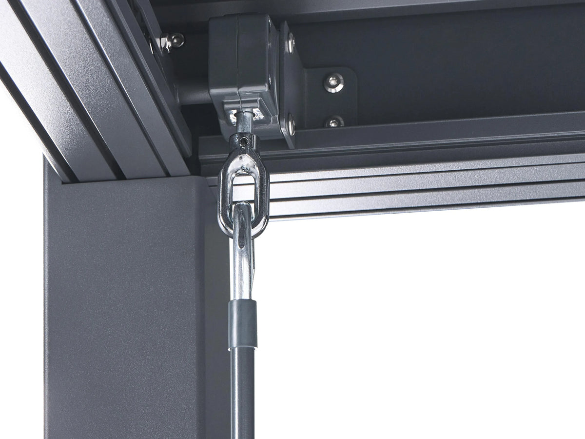 Gazebo Metallo 296 cm 296 cm Nero