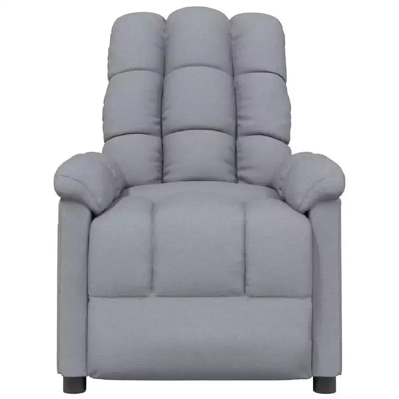 Recliner Chair with Adjustable Backrest and Footrest, Modern Lounge Chair Thick Padded Seat for Living Room & Bedroom