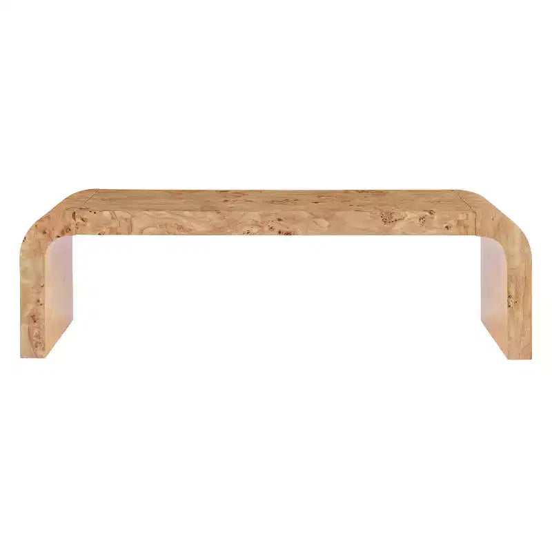Table basse Christopher Knight Home Arden, moderne, avec cascade et bords incurvés