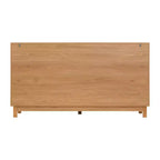 Commode géométrique moderne à 6 tiroirs, buffet de rangement large à demi-cercle pour chambre et salon