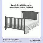 Storkcraft Steveston 5-in-1 Convertible Crib and Changer with Drawer