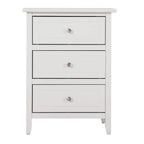 Daniel 3-drawer Transitional Wooden Nightstand