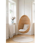 Coastal Rattan Outdoor Hanging Chair with Round - Patio