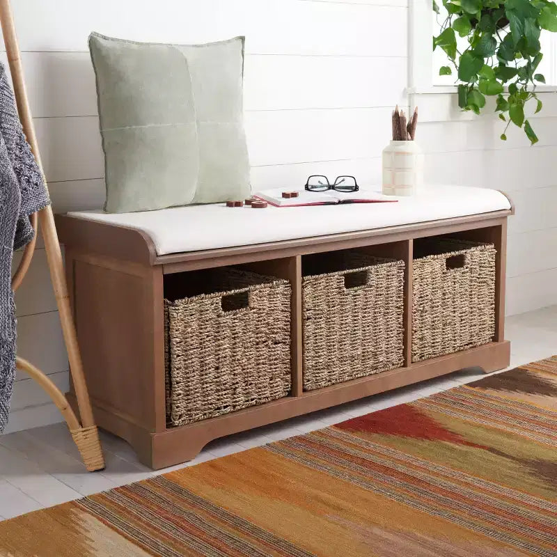 Lonan Storage Bench - AMH5733 - Safavieh Couture