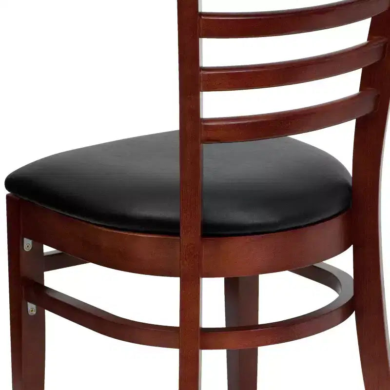 Flash Furniture Ladder Back Wooden Restaurant Chair