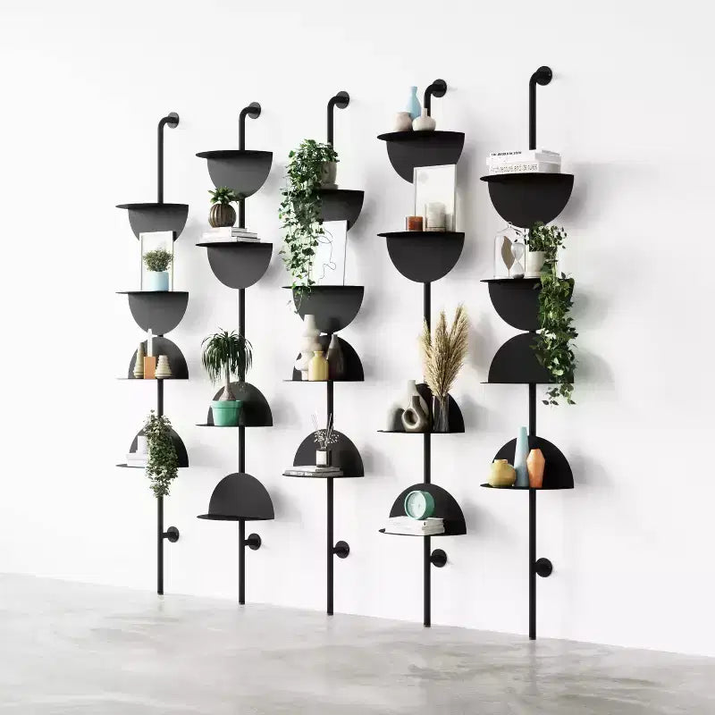 Umbra Set of 4 Solis Adjustable Shelves Black