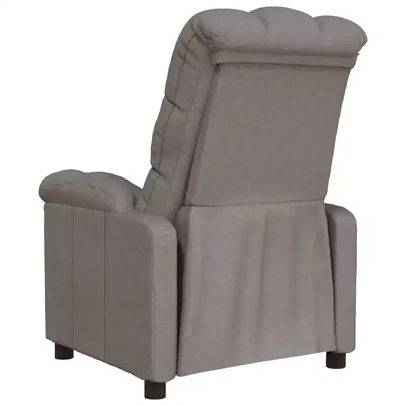 Recliner Chair with Adjustable Backrest and Footrest, Modern Lounge Chair Thick Padded Seat for Living Room & Bedroom