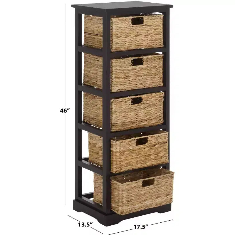 Vedette 5 Basket Storage Tower - AMH5739 - Safavieh Couture