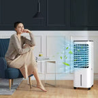 Costway 4-in-1 Portable Evaporative Air Cooler 12L Water Tank 4 Ice Boxes