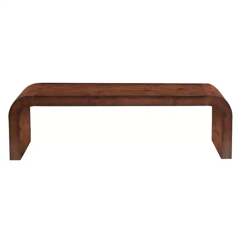 Table basse Christopher Knight Home Arden, moderne, avec cascade et bords incurvés