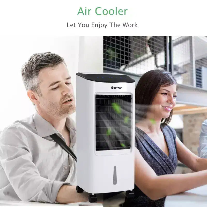 Costway Evaporative Portable Air Cooler Fan & Humidifier with Filter Remote Control