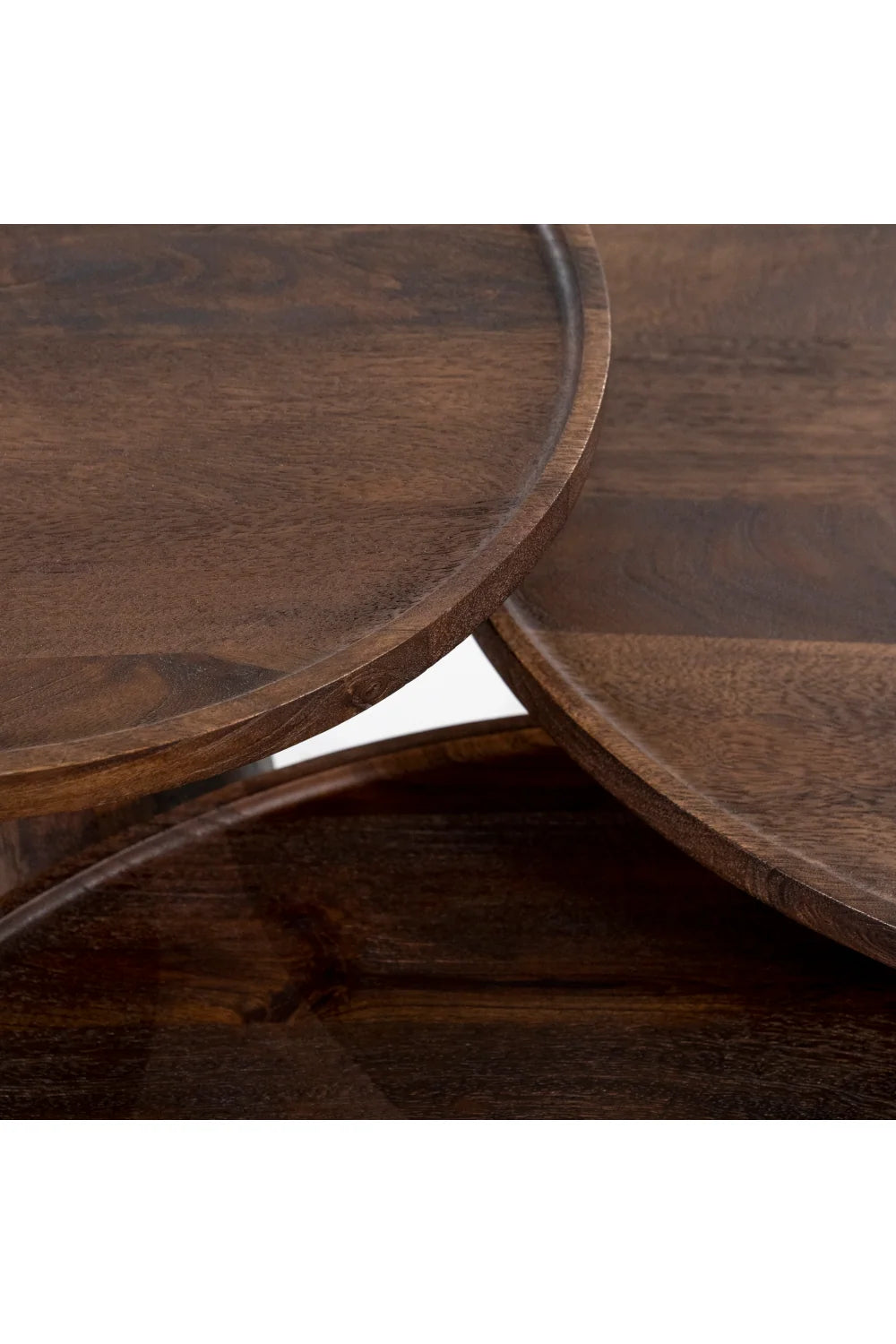 Wooden Pedestal Coffee Table