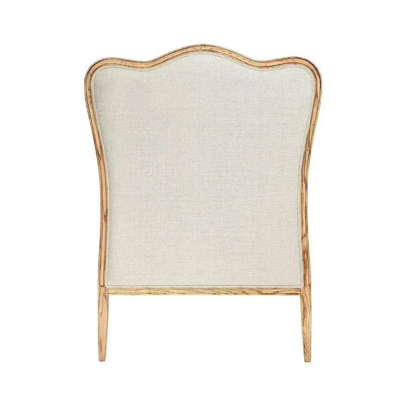 Oak & Linen Headboard