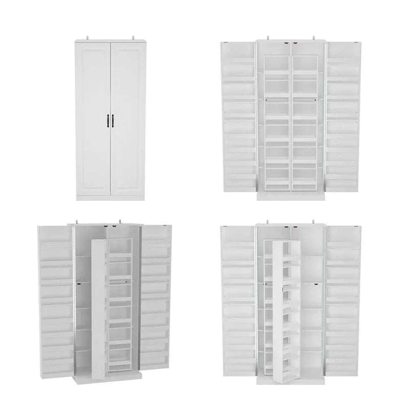 Versatile Kitchen Organizer: Compact 31.5  Cabinet with Smart Storage