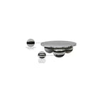 Round Marble Coffee Table with Sphere Legs, Multicolor, Seats 4–6