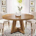 47 Inch Round Dining Table for 4 people
