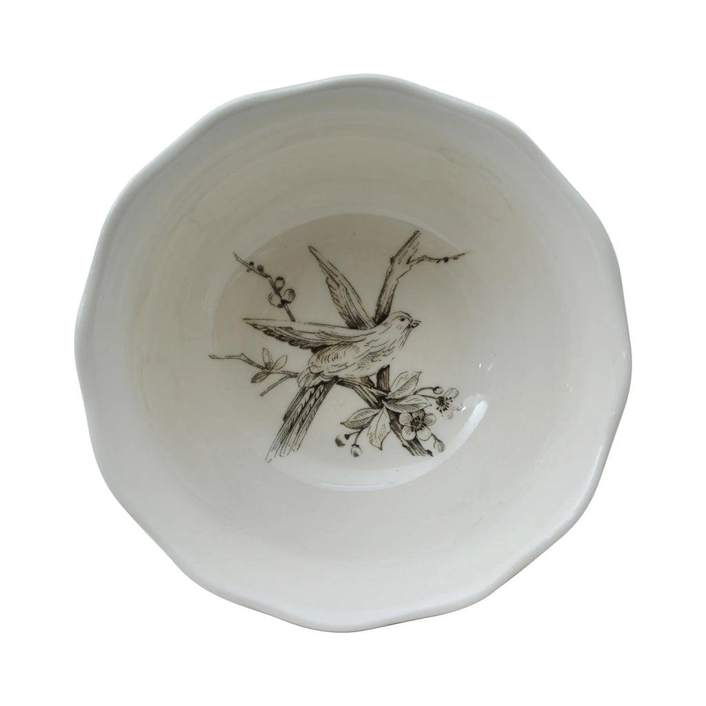 Ensemble de vaisselle 16 pièces en porcelaine Adelaide 222 Fifth avec assiettes rondes, bols et tasses, blanc antique
