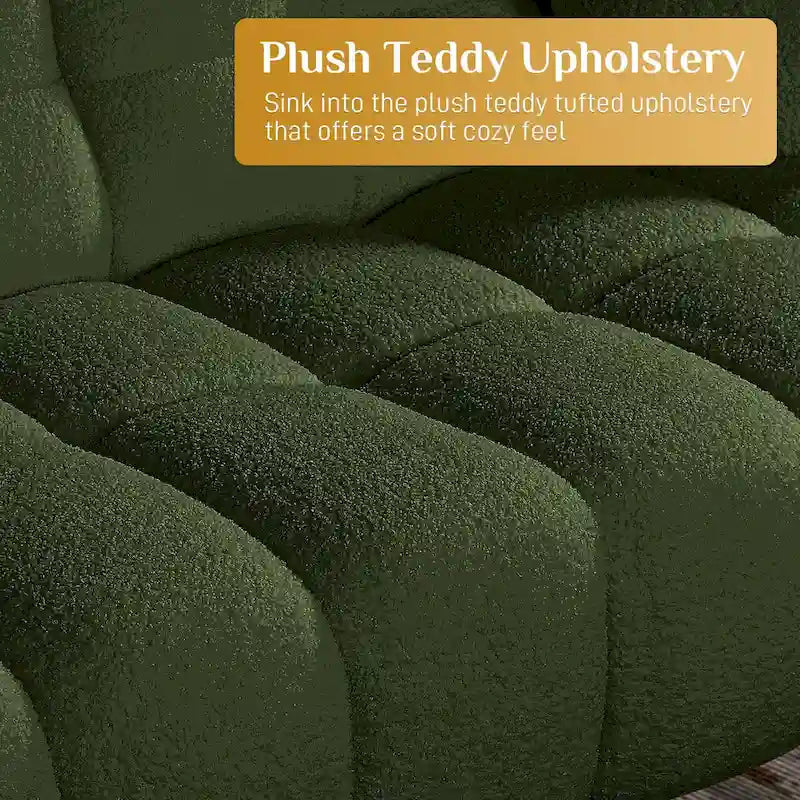 2-Seat Cloud Deep Seat Sofa Couch for Living Room, Bedroom