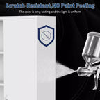Servante d'atelier roulante en acier avec serrure | Rangement de garage robuste avec 4 étagères réglables et panneau perforé