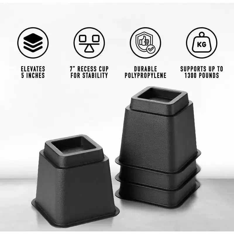 Hold N' Storage - Rialzi per Letti e Mobili