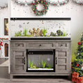 55-75 Gallon Aquarium Stand with Power Outlet, Storage Cabinets and Adjustable Shelves