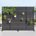 72 H Dovelina Outdoor Privacy Screen Decorative Garden Fence (Set of 2)