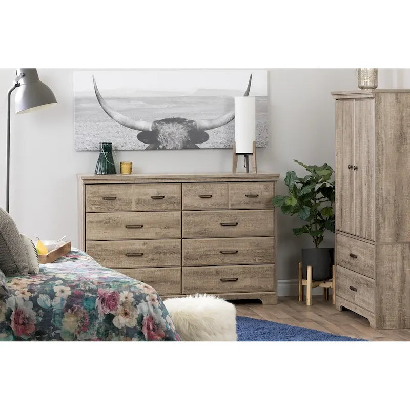 8-drawer Double Dresser