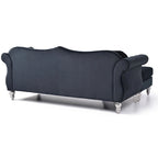 Hollywood Velvet Sofa with Reversible Chaise