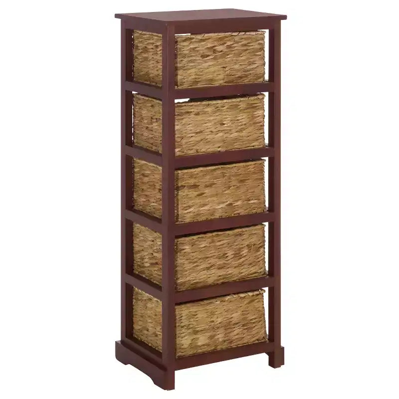 Vedette 5 Basket Storage Tower - AMH5739 - Safavieh Couture