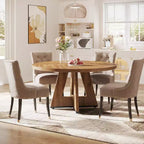 47 Inch Round Dining Table for 4 people