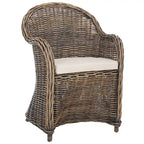 SAFAVIEH Sinja Fauteuil club en rotin jaune - 24 x 26 x 35 - 24x26x35H