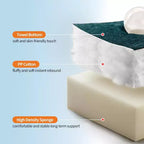Manual recliner, ergonomic breathable fabric recliner with side pockets, single sofa, suitable for living room bedroom