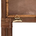 bali & pari King Elettra Rattan Standalone Headboard: Handcrafted, No Assembly, Bohemian Design